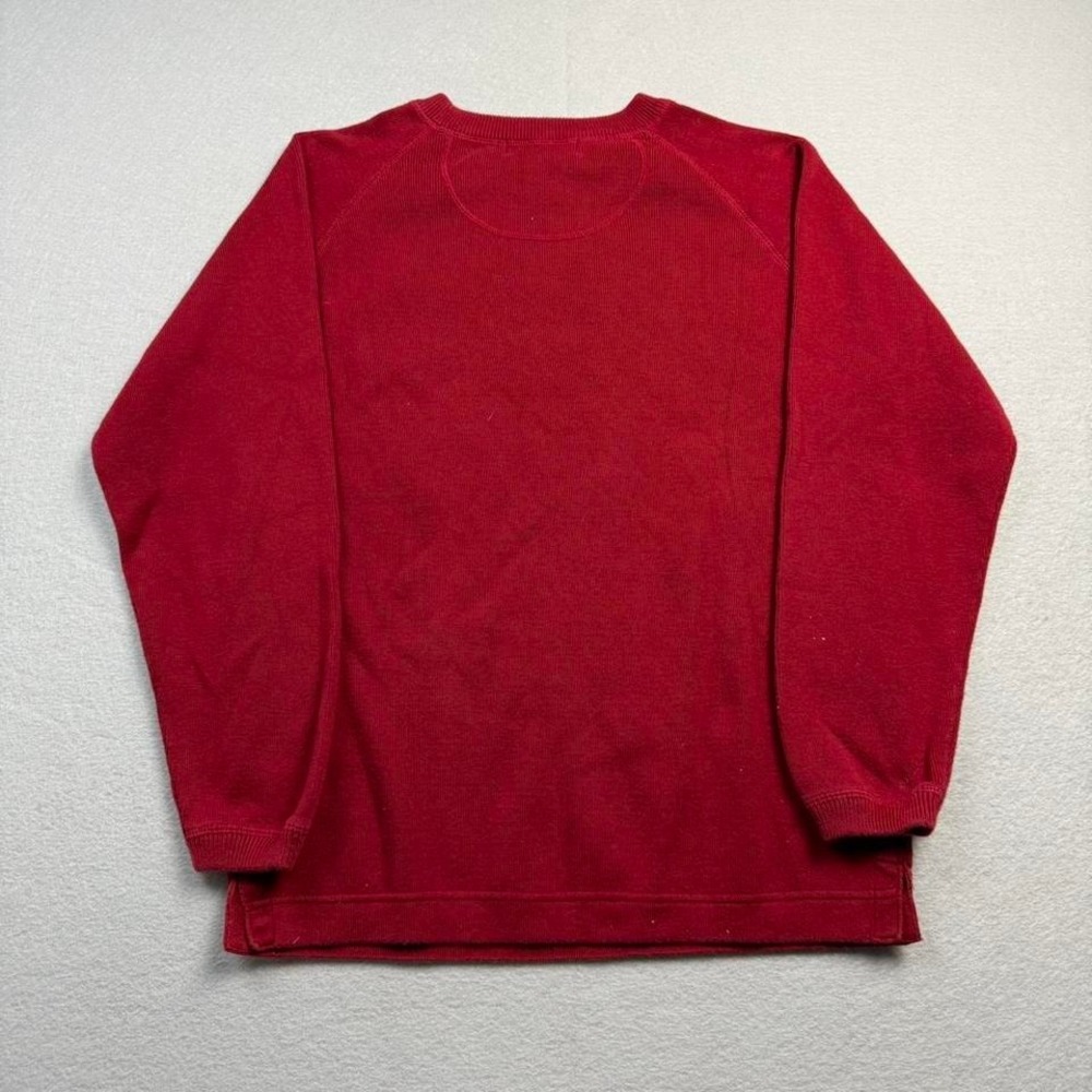 Vintage Eddie Bauer Crewneck Red Minimalist Sweatshirt Womens XS Normcore - Picture 5 of 6